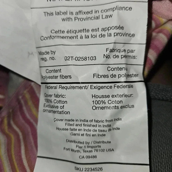 Pier 1 pillow shams x 3 - Picture 5 of 8